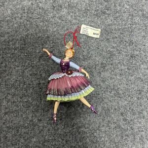 Vtg Gisela Graham Clara Ballerina Fairy (5”) Christmas Tree Ornament - NWT! NOS!